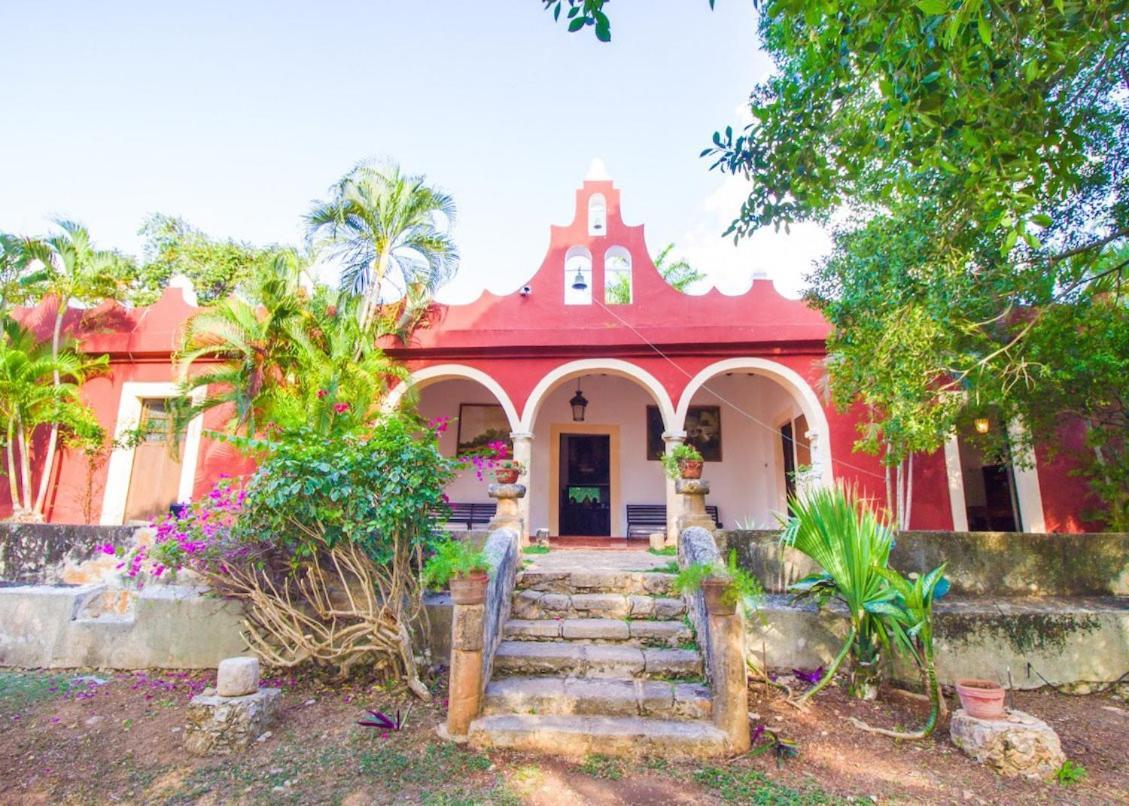 Готель Hacienda Blanca Flor Hecelchakan Екстер'єр фото