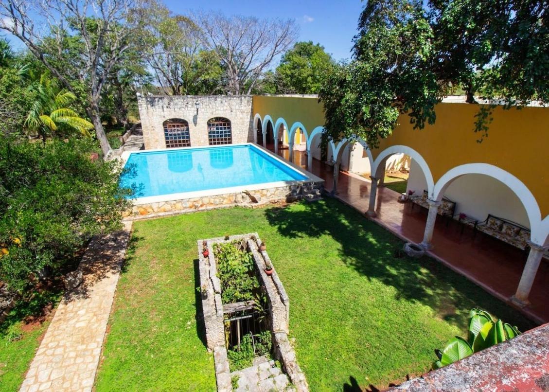 Готель Hacienda Blanca Flor Hecelchakan Екстер'єр фото